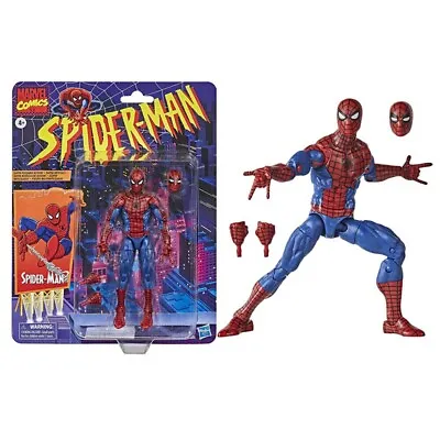 Marvel Legends Symbiote Spiderman Reilly Spiderman Action Figure Model Set Gifts • £23.89