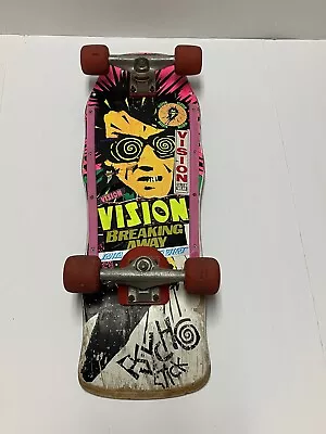 Rare Original 1986 Vision Psycho Stick Skateboard Deck W/ Rails - Read!!! • $514.99