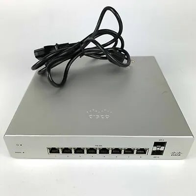 Unclaimed Cisco Meraki MS220-8P Cloud Managed Switch 8-Port Gigabit PoE 8x 1GbE • $64.99