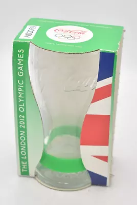 Coca Cola Glass McDonalds London 2012 Olympics Green Wristband Limited Edition • £8.95