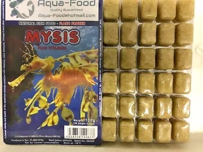 Premium Frozen Fish Food 5 X 100g Packs- Mysis --FREE P&P • £15.99