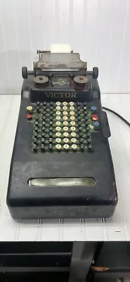 Vintage Model W Electric Victor Adding Machine Untested Display • $78.75