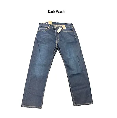 Levi Strauss Men's 505 Regular Straight Leg Denim Stretch Jeans • $28.99