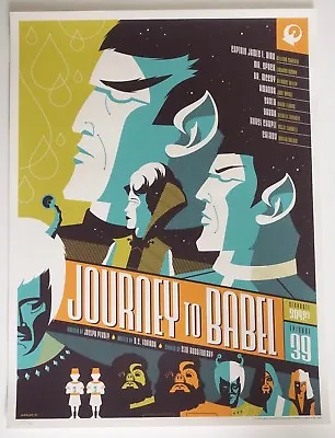 Journey To Babel Star Trek Mondo Poster By Tom Whalen  Ltd Edition Screen Print • $189.44