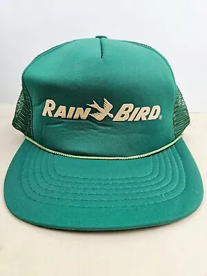 Vintage Rain Bird Irrigation Sprinklers Trucker Hat Snapback Dad Cap • $20