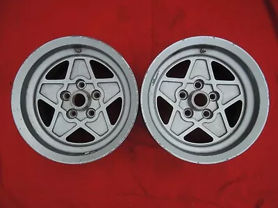 FERRARI 308 GTB PAIR Original CAMPAGNOLO 40899 FIVE SPOKE 14 X 7.5 Alloy WHEELS • $795