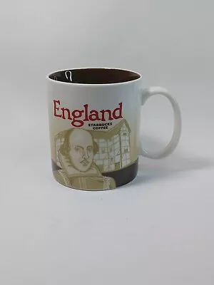 $32.95 • Buy 2010 Starbucks Red England Shakespeare Collector Series Coffee Mug 16 Fl Oz