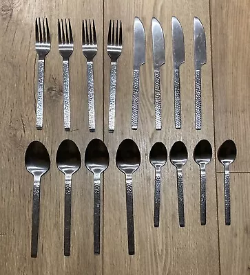 Ikea Cutlery Set Knives Forks Spoons And Teaspoons 16 Pieces Stainless Steel • £18