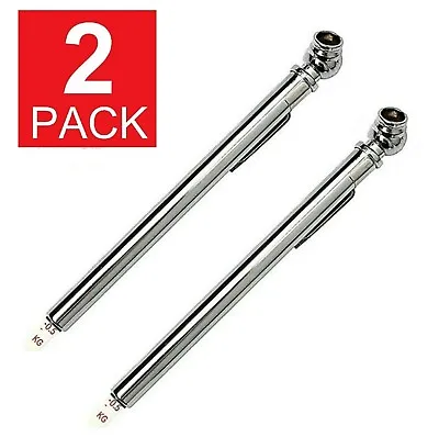 2 Pc Tire Air Pressure Gauge 10-120 PSI Auto Car Truck Motorcycle Bike Tester • $4.75