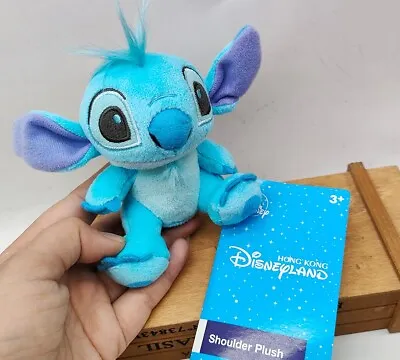 Hong Kong Disney Stitch Shoulder Pal Magnet Plush Toy 12cm • $15