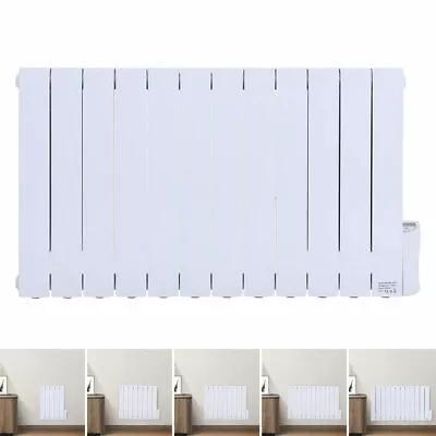 £155.95 • Buy 900W-2KW Oil Filled Electric Heater Radiator Wall Stand Central Heating Aluminum