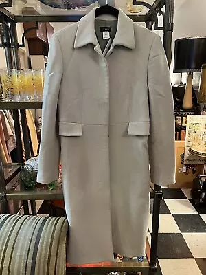 J.Crew Coat Classic Lady Beige Jacket Dress Wool And Nylon - Size 0 • $45