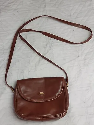 $45 • Buy Vintage Oroton Crossbody Brown Leather Bag Made In Italy