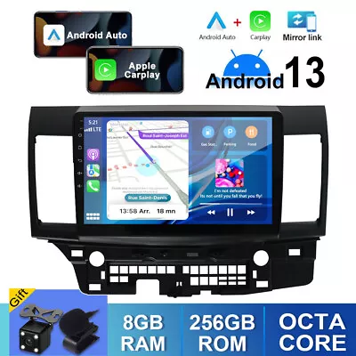 10.1'' Car Radio For Mitsubishi Lancer 10-16 Android 13 GPS NAVI Carplay 8G+256G • $294.99