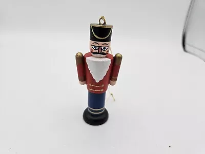 Avon Nutcracker Ballet Themed Wood Ornament NUTCRACKER MAN 1980s Hand Painted • $6.99