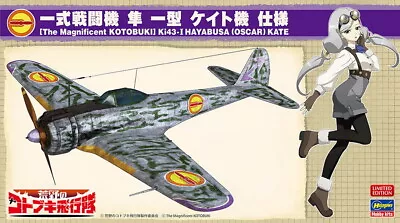 Hasegawa 1/48 [The Magnificent Kotobuki] Nakajima Ki43-I Hayabusa (Oscar) Kate • $37.64