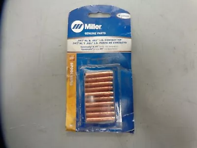 (10)- Miller Spoolmatic & XR 1st Generation Contact Tips .047/.061- Part#135424 • $23.95