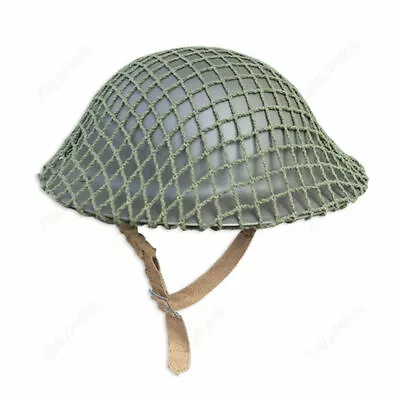 £8 • Buy New REPLICA WWII UK ARMY MK2 BRITISH HELMET NET COVER (Excluding HELMET)