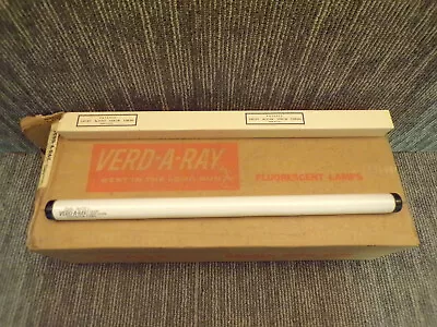 Vtg Phillips Verd-A-Ray L206 F15T8-CW Cool White Tube T8 Bulb 15 Watt USA Made • $19.99