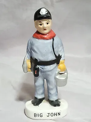 Ceramic Coal Miner Figurine Vintage  5 1/4  Talll - Big John • $13.91