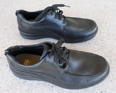 SAS  Move On  Black Leather Comfort Shoes.  Men's 12 M Made In USA! • $62.95