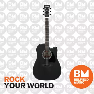 Ibanez AW1040CE Acoustic Guitar All Solid Weathered Black Open Pore • $829