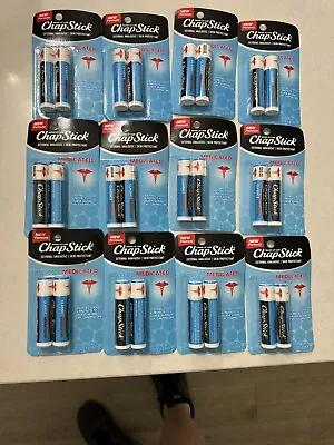 ChapStick Classic Medicated Lip Balm 12 Packs Of 2.   24 Tubes Total Exp 2025 • $29.99