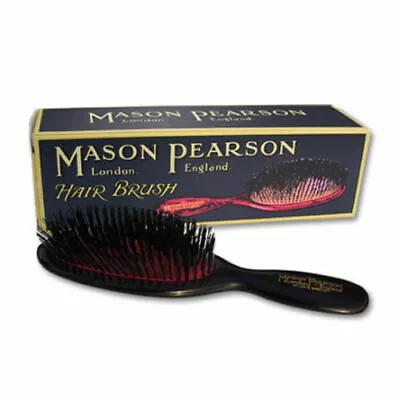 Mason Pearson B4 'Pocket Bristle' Hair Brush Dark Ruby *US SELLER* *Opened Box* • $66.56