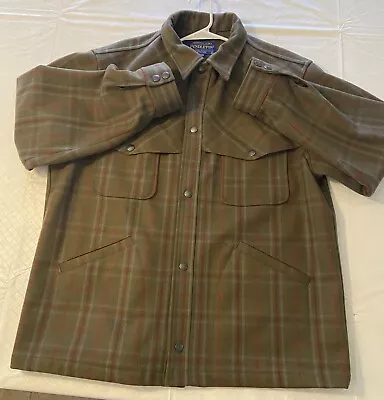 Rare Pendleton Wool Coat Plaid Jacket Men’s Size 2XL • $189.99