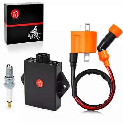 $27.89 • Buy Ignition Coil CDI Spark Plug For Suzuki King Quad 300 LTF300F 4x4 99-02 LTF4WDX