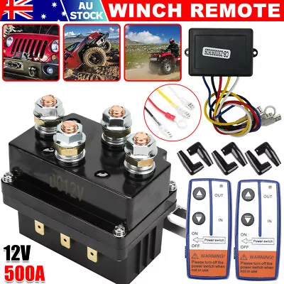 For Off Roaders Truck Wireless Winch Remote Control Switch Solenoid Contactor • $51.45