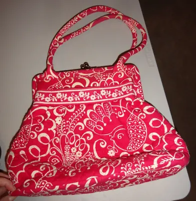 Vera Bradley Eloise Pink Kiss Lock Purse / Handbag • $30