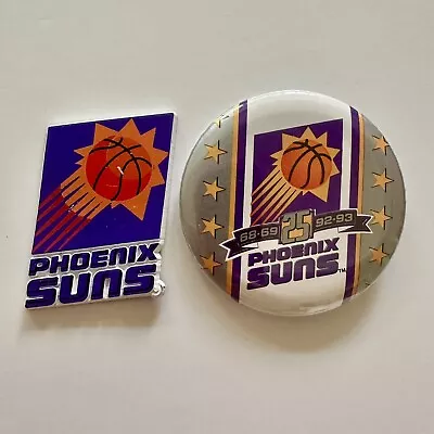 Vintage Phoenix Suns Silver Anniversary Button Plus Magnet/Preowned🏀🔥🏀 • $10.88