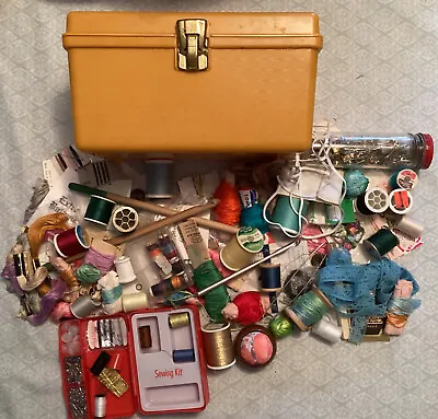 Sewing Box Vintage Lots Of Goodies • $25