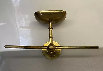 Vintage Brass Soap Dish & Towel Rack Combo Wall Mount Farmhouse Cottage Bathroom • $28