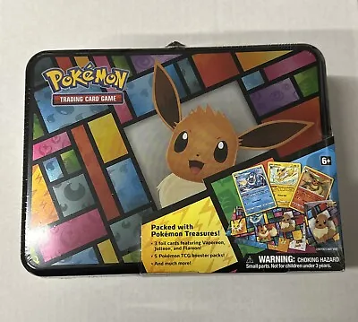 Pokemon TCG: Eevee Collectors Treasure Chest Tin - Factory Sealed • £39.99