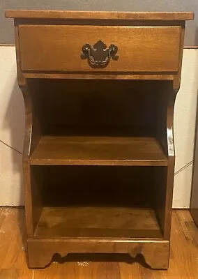 ETHAN ALLEN Heirloom By Baumritter -Maple American Traditional 17  Open Cabinet • $225