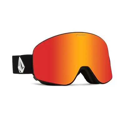 Volcom Odyssey Goggles Matte Black Red Chrome+Yellow • $131.21