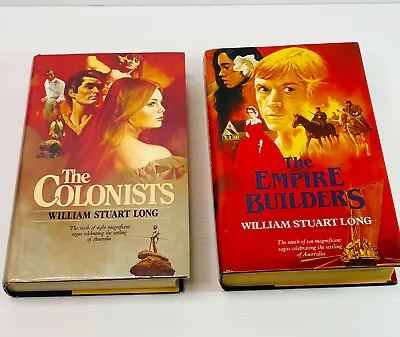 The Colonists + The Empire Builders William Stuart Long HBDJ Books 6 9 Australia • $28.99