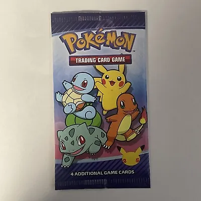 $4.95 • Buy 1x Pokemon 25th Anniversary McDonalds Special Promo Sealed Card Pack Free Ship!