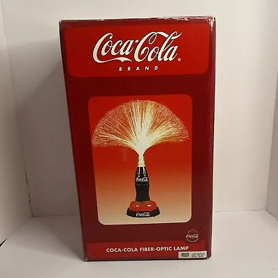 Coke Coca Cola Fiber Optic Color Changing Lamp NEW Unopened Box Rare Vintage • $137.03