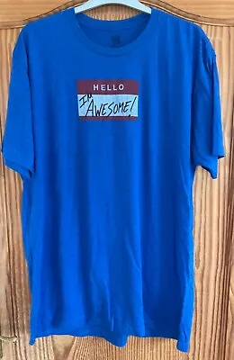 Wwe The Miz “hello I’m Awesome” Blue Official T-shirt X-large Xl New • £9.99