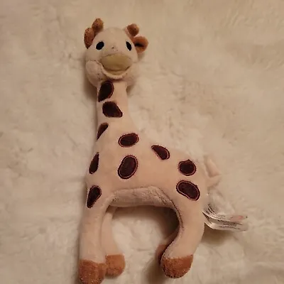 Sophie La Giraffe By Vulli Soft Plush Baby Rattle Toy Lovey 10   Brown Spots  • $11.99