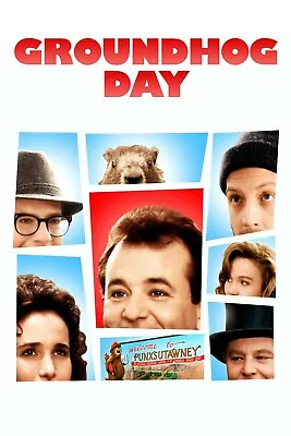 $13.99 • Buy Groundhog Day Movie Poster (b) : Bill Murray 