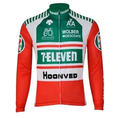 7 Eleven Mens TEAM Cycling Long Sleeve Jersey Bike Jerseys Cycling Jerseys • $23.40