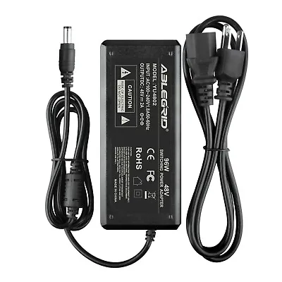 $16.99 • Buy AC100-240V To DC48V 2A Power Supply Adapter For PoE Injector Switch NVR DVR PSU