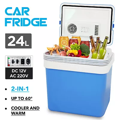 Advwin 24L Mini Portable Fridge Small Drinks Beer Cooler Warmer Home Car Fridge • $109.90