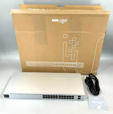 Ubiquiti UniFi Switch 24 Port Gigabit Switch USW-24 ❤️️✅ NEW! OPEN BOX! ❤️️✅ • $199.99