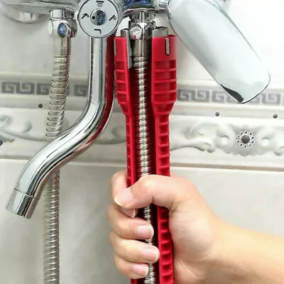 8-in-1 Faucet Sink Installer Multi Tool Pipe Wrench For Plumbers & Homeowners US • $12.99