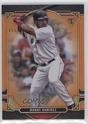 2022 Topps Triple Threads Amber /199 Manny Ramirez #43 • $7.15